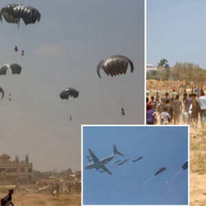 gazzeye havadan insani yardim malzemeleri indirildi sVYqmMGI