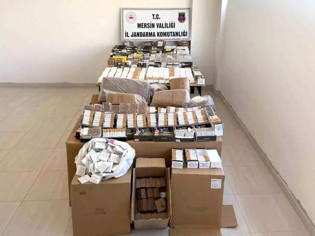 mersinde kacak sigara operasyonu UXCFOpuN